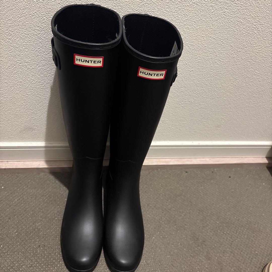 超美品未使用級　HUNTER　ハンター　レインブーツ　長靴