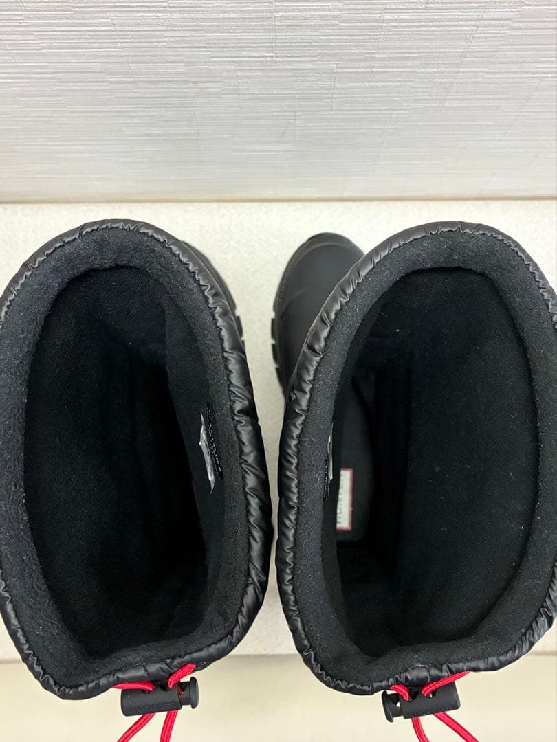 【美品】HUNTER インサレーテッド スノーブーツ トール ブラック