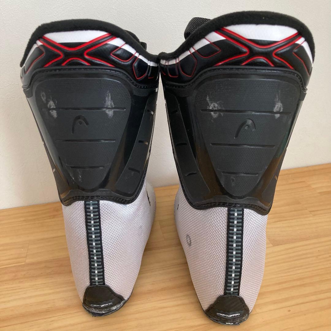 ヘッド　スキー靴　25.0-25.5cm ブーツ 男性用 黒/白/赤