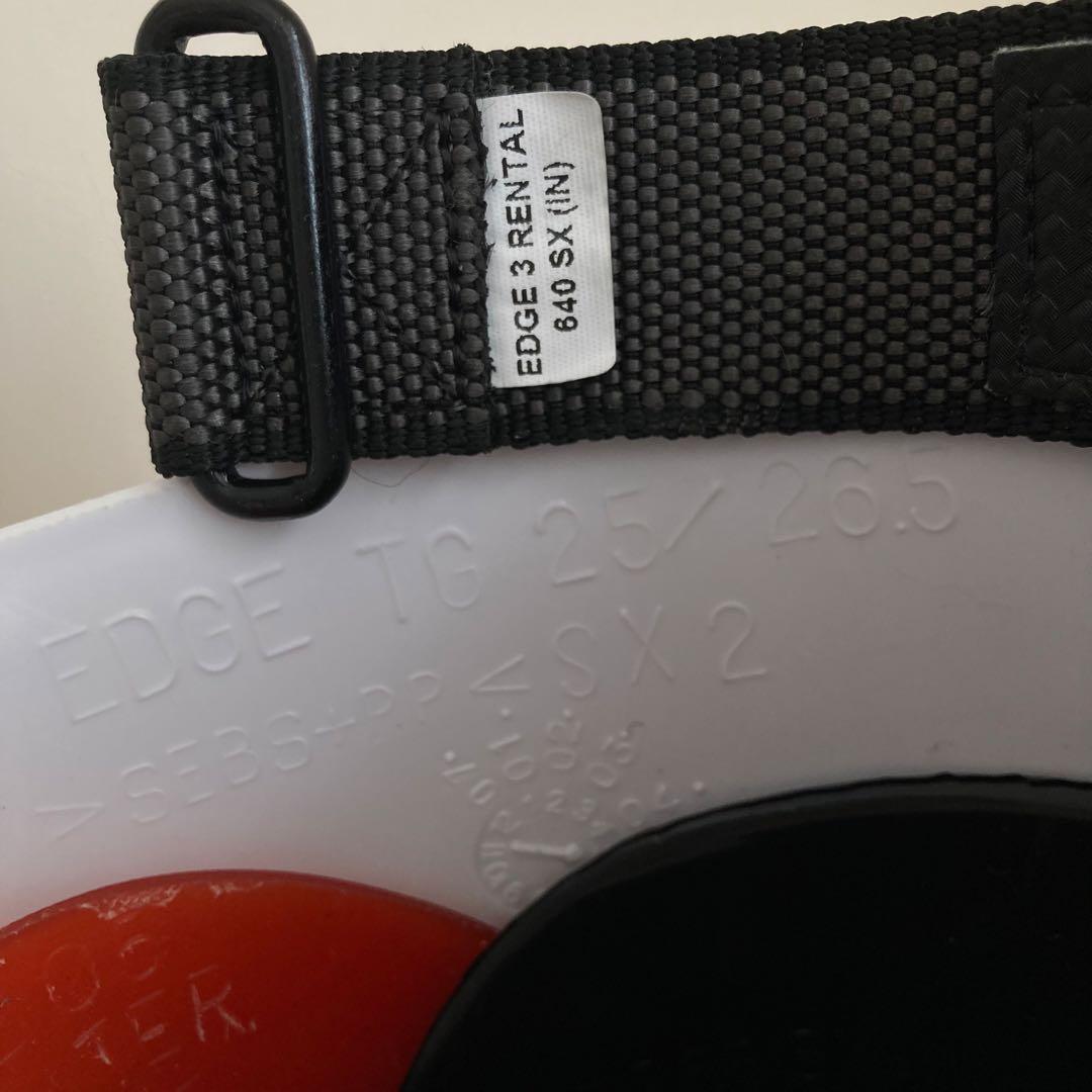 ヘッド　スキー靴　25.0-25.5cm ブーツ 男性用 黒/白/赤