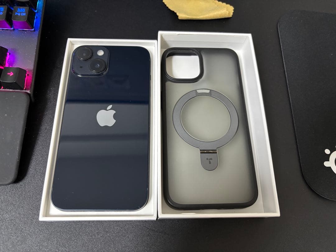 SIMフリー iPhone14ミッドナイト256GB 美品