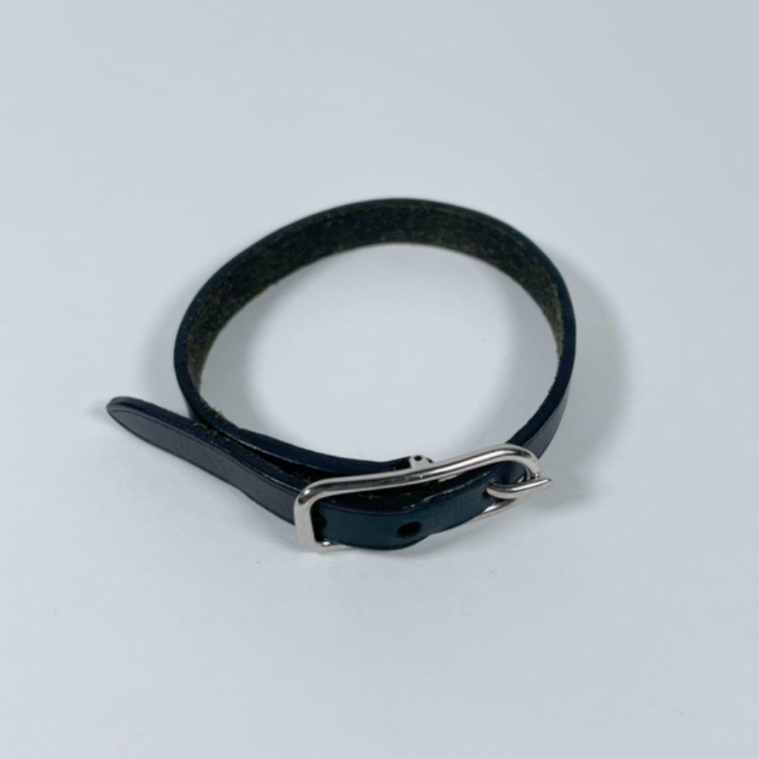 HERMES ブレスレット　バングル　革