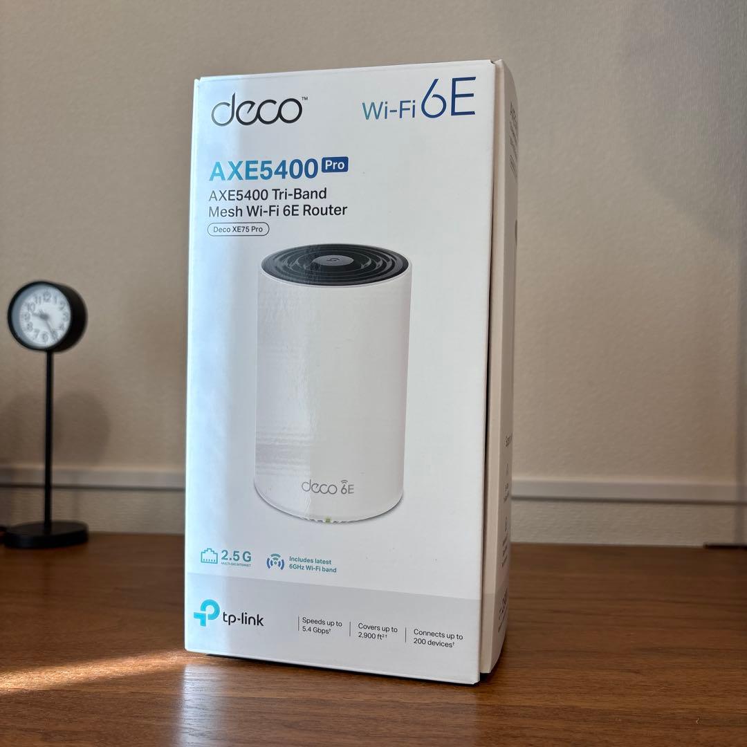 TP-Link Deco AXE5400 Wi-Fi 6E ルーター