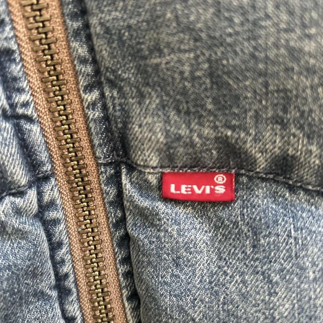 ★超美品★Levi's リーバイス スーパーデニムダウンベスト　Ｌ