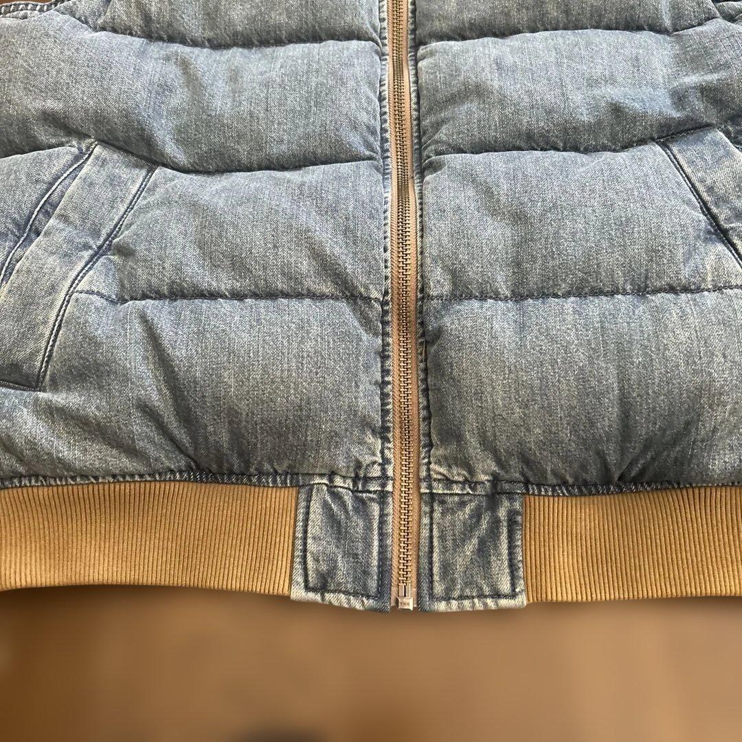 ★超美品★Levi's リーバイス スーパーデニムダウンベスト　Ｌ