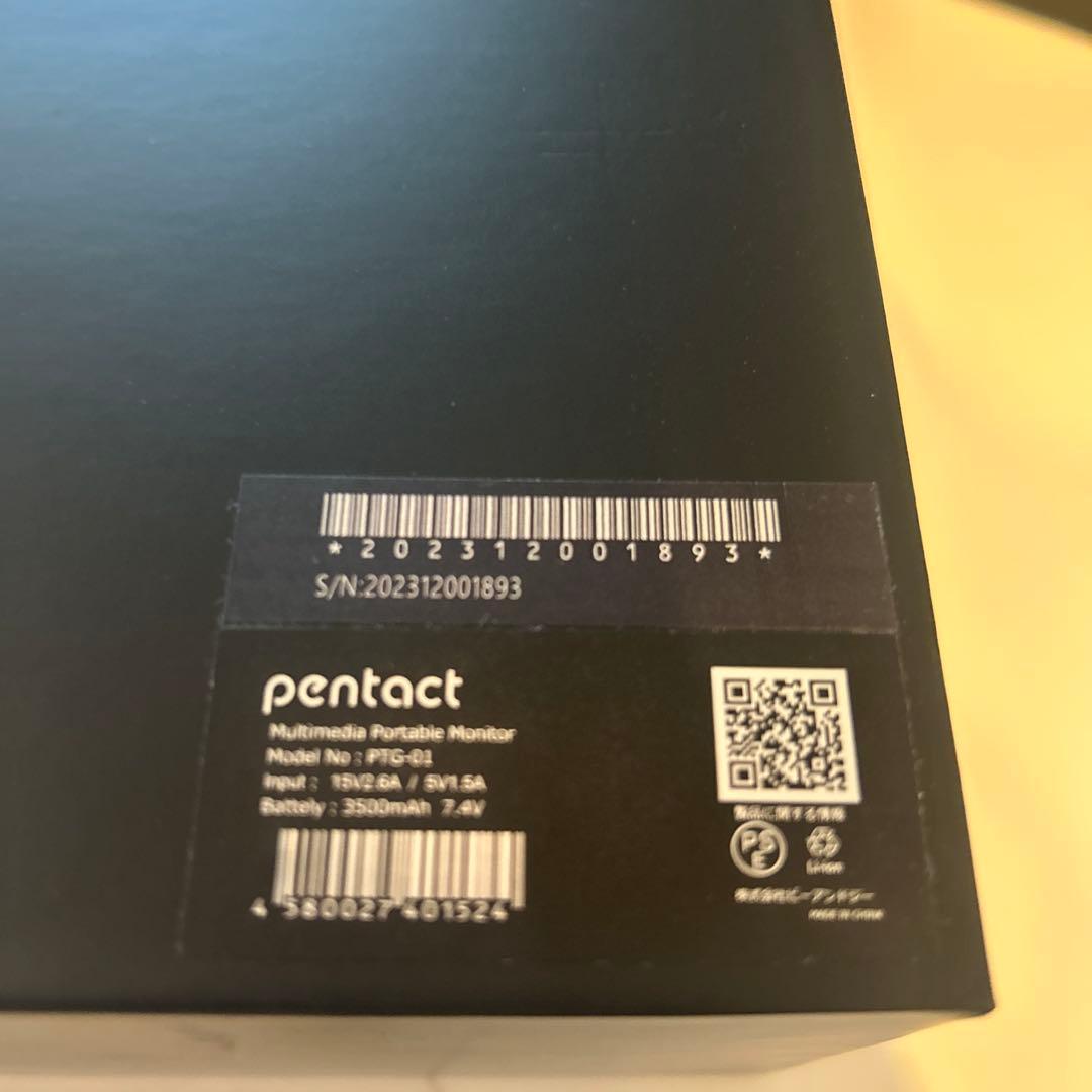 pentact ポータブルモニター　画面カバー新品付き