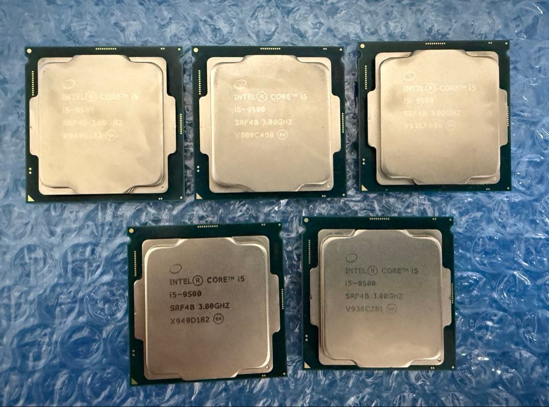 Intel Core i5-9500 CPU 5個セット①