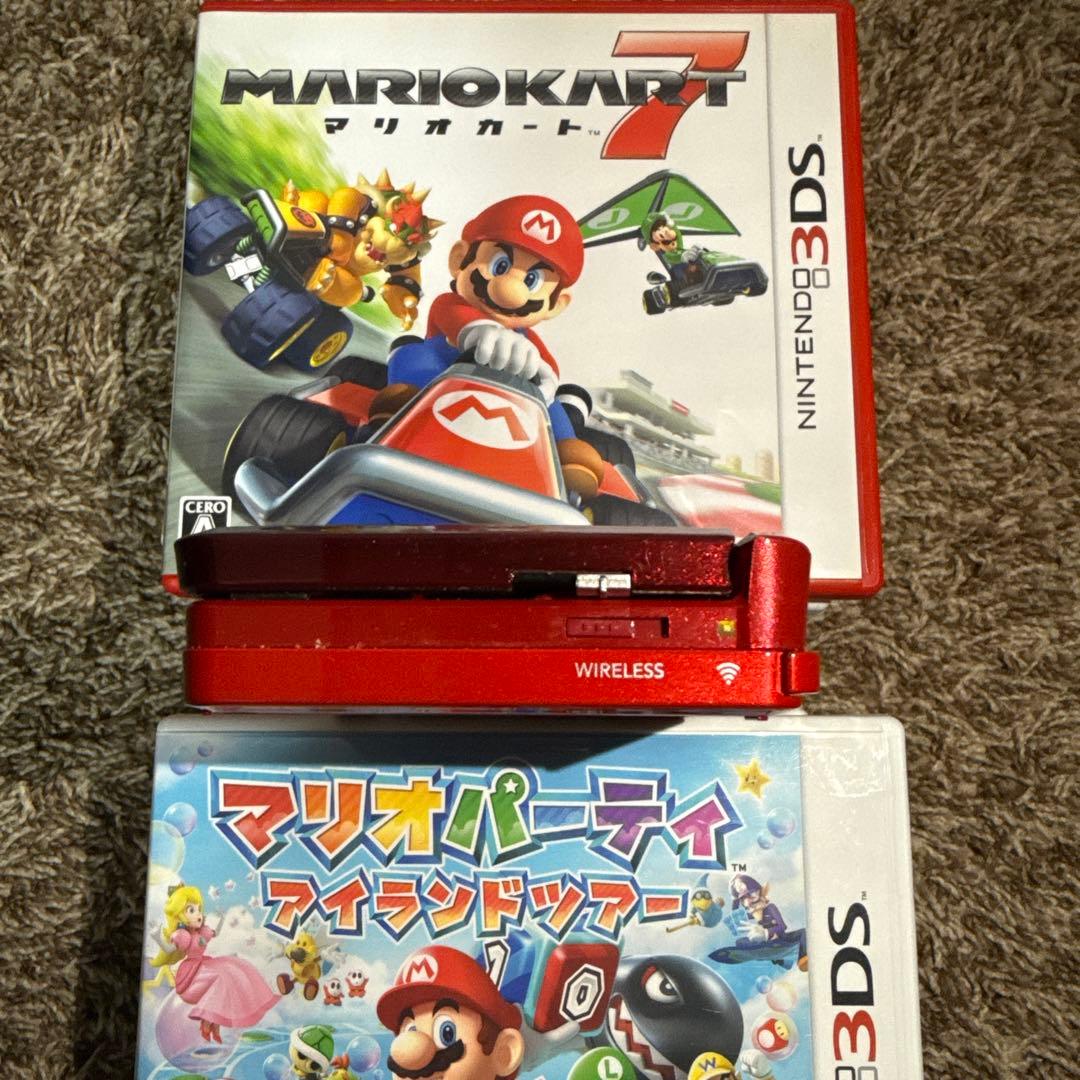 ゆ*ん様 Nintendo 3DS レッド カセット付き まとめ売り