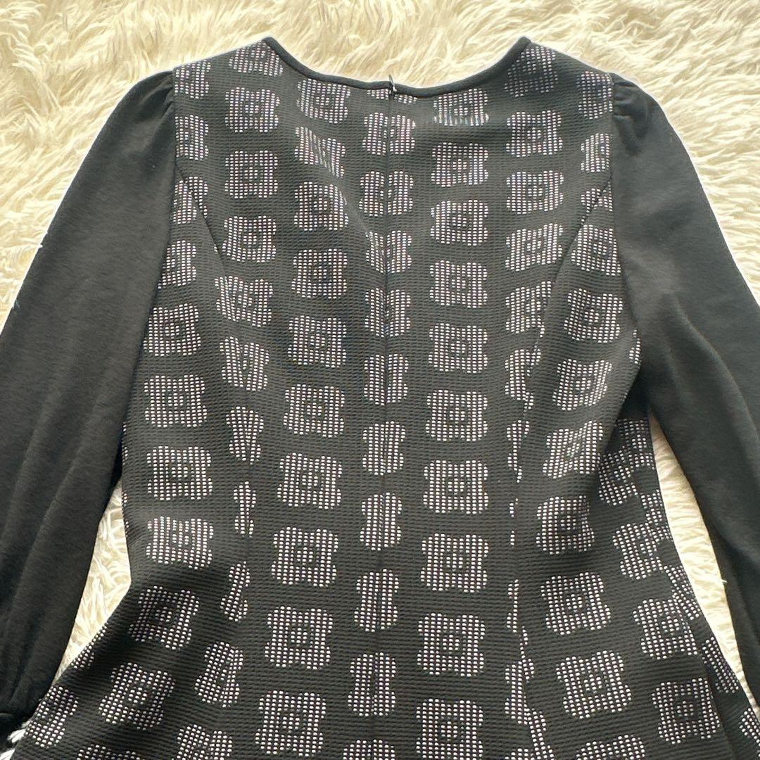 極美品 M’S GRACY エムズグレイシー リボン ワンピース 38