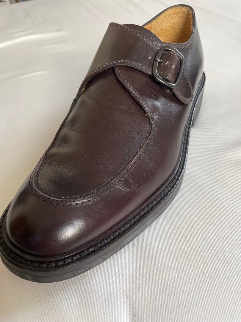 【新品】１５万 試着のみTod’s トッズ　モンクストラップ　ダークブラウン　８