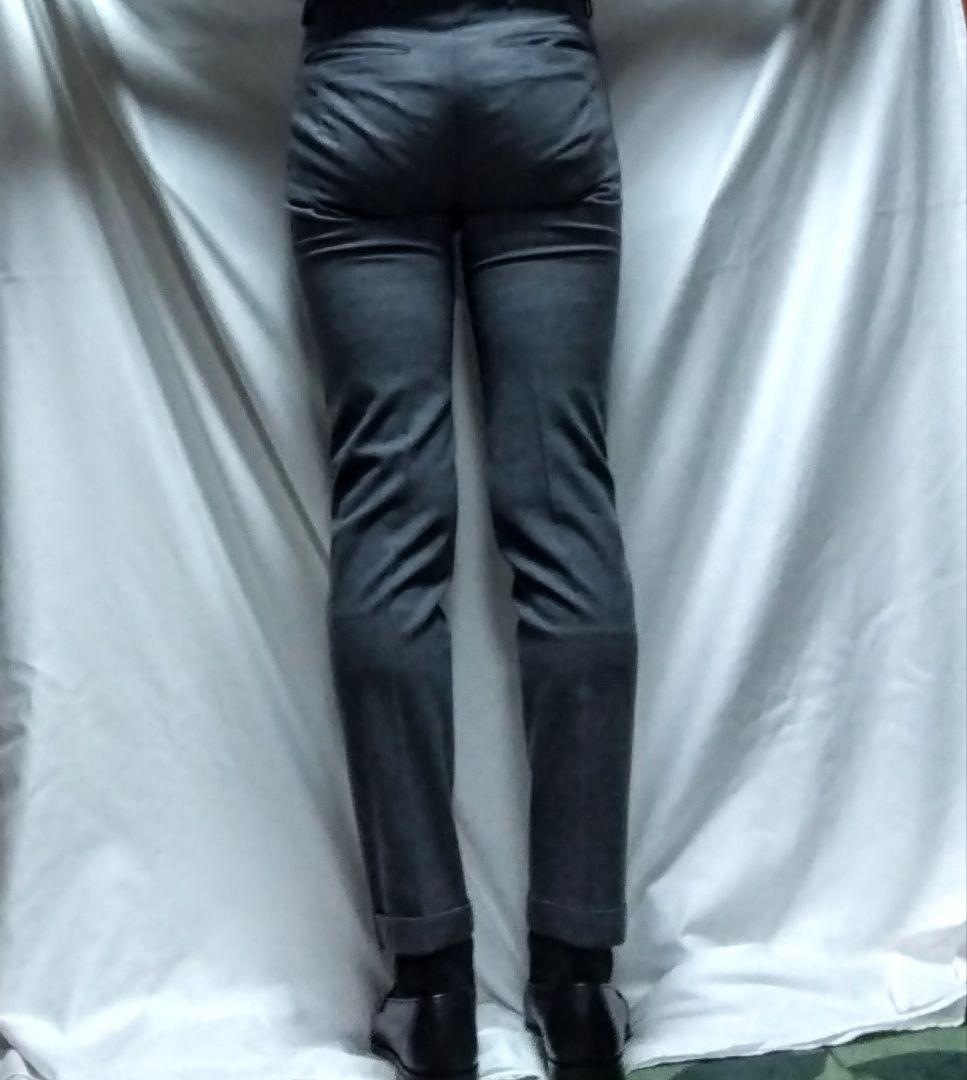 「美品」 PT01 PT TORINO グレー ウール スラックス 42 S