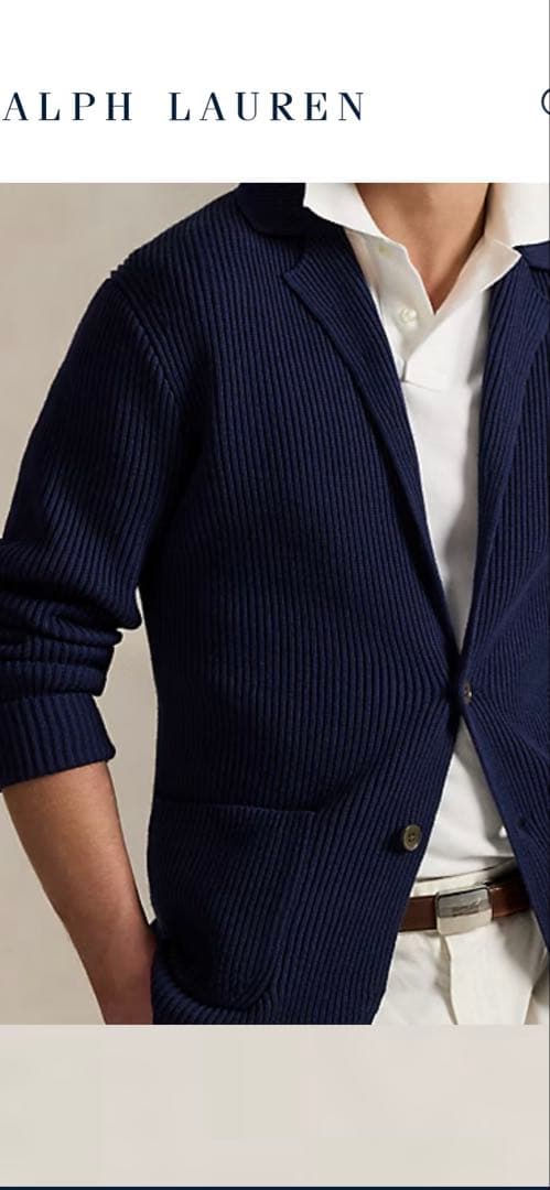 新品-RLX RALPH LAUREN ニット ブレザー カーディガン