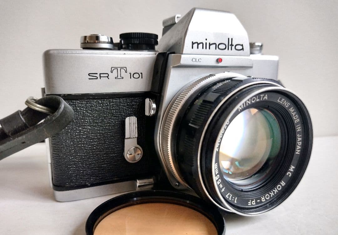 173【匿名配送】 ミノルタ SRT101 一眼レフ フィルムカメラ 露出計OK
