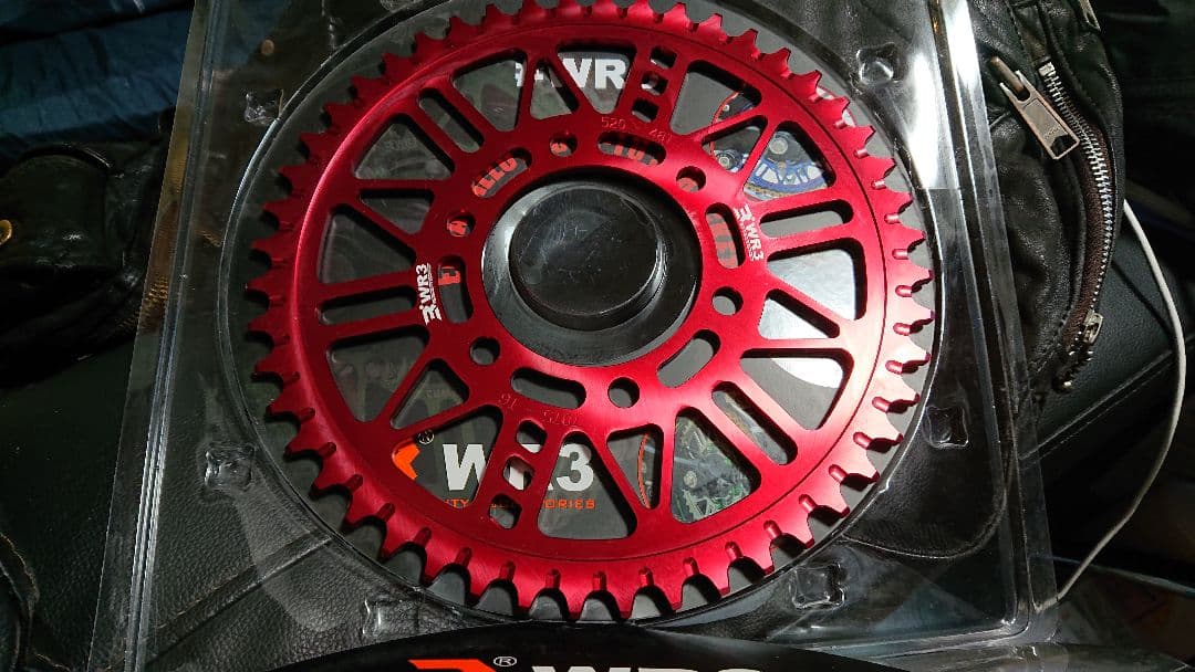 ZX-25R用 WR3 48T スプロケット(レッド)
