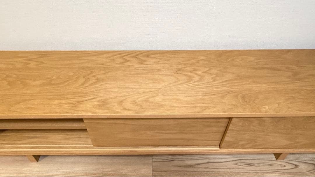 【廃盤品】無印良品 オーク材 テレビボード 150cm ZR24067