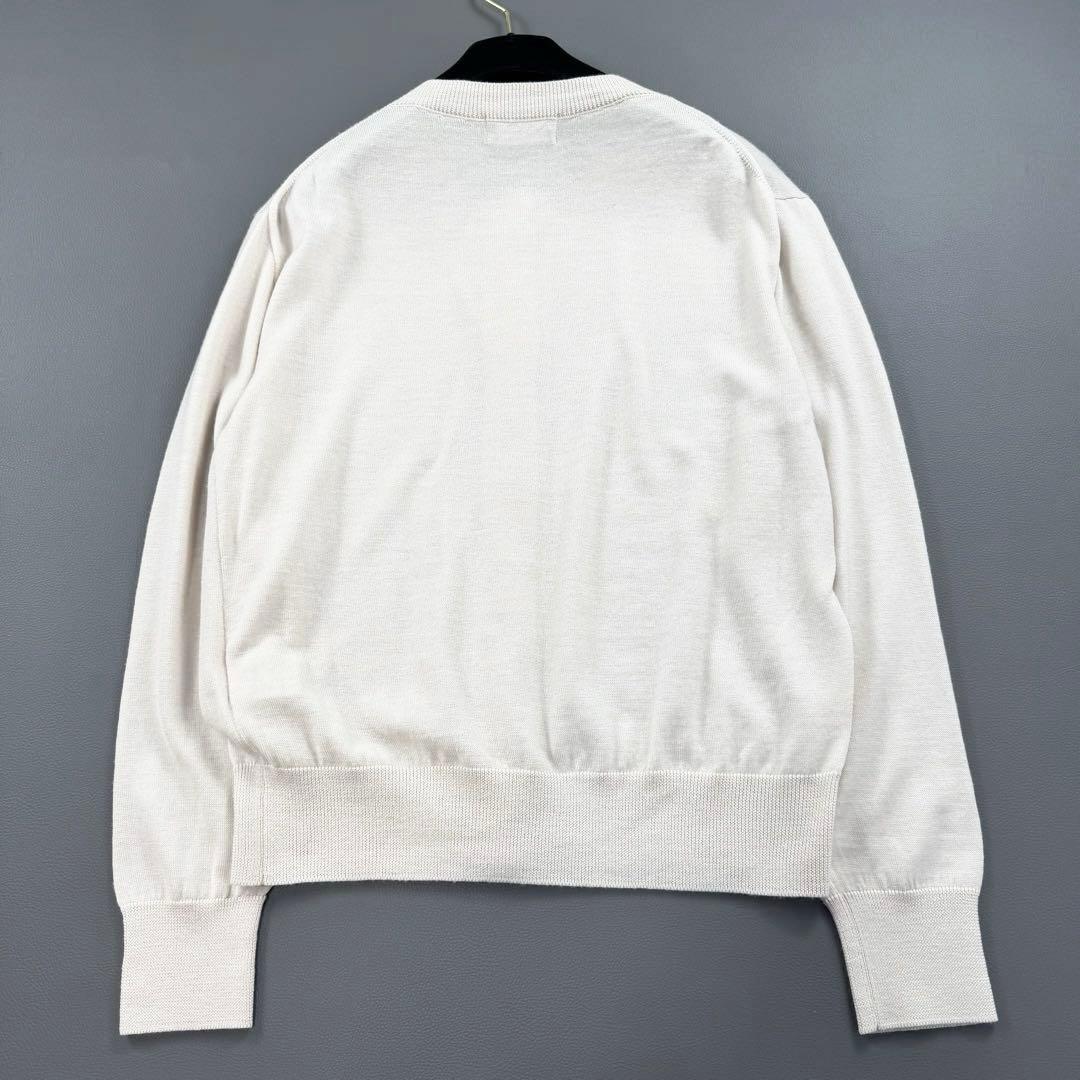 24AW✨極美品 マーガレットハウエル FINE WOOL ウールカーディガン