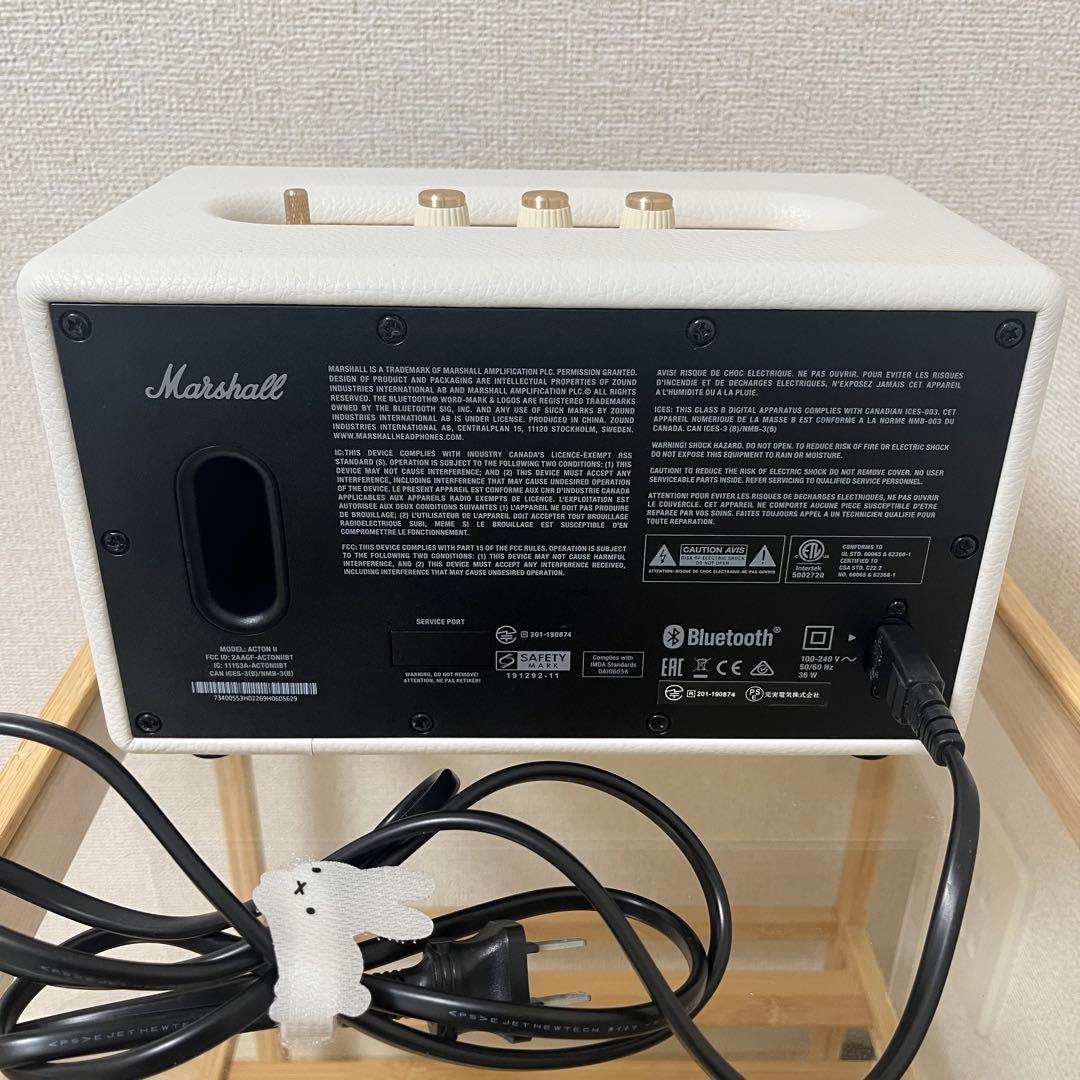 Marshall Acton II ホワイト スピーカー
