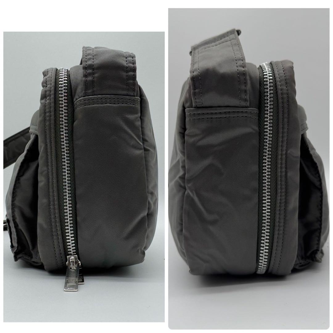 PORTER ショルダーバッグ TANKER タンカー シルバーグレー ナイロン