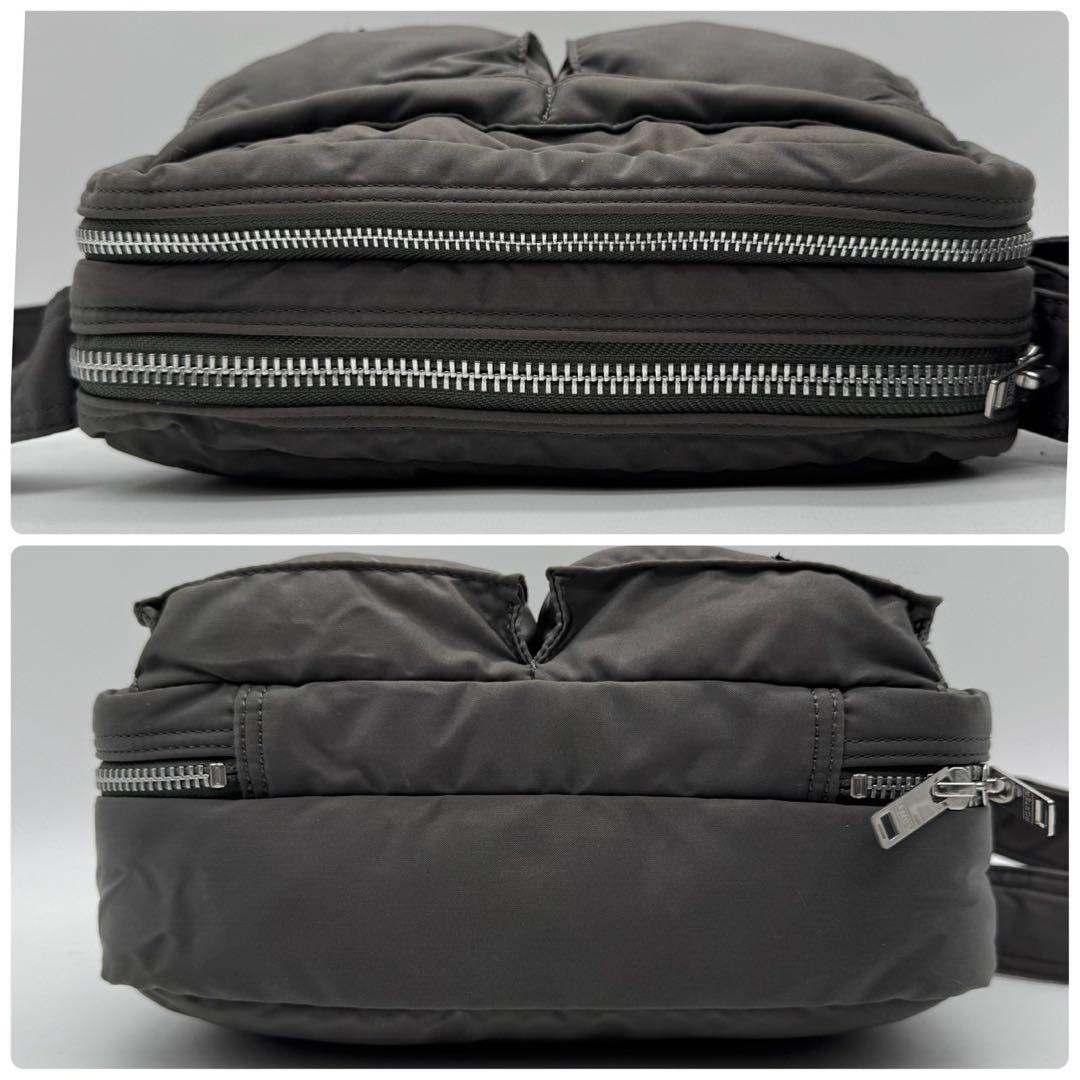 PORTER ショルダーバッグ TANKER タンカー シルバーグレー ナイロン