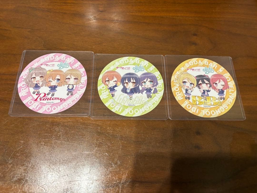 ゆ*様 ラブライブ! μ's コースター、ステッカーセット