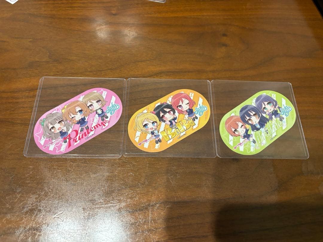 ゆ*様 ラブライブ! μ's コースター、ステッカーセット