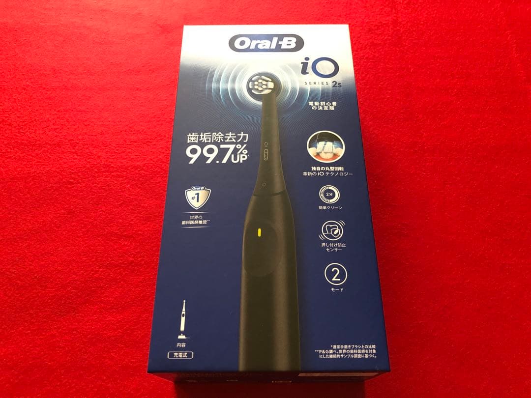 電動歯ブラシ BRAUN ORAL B iO2S BLACK