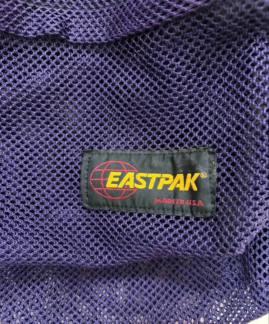 80s EASTPAK usa製 メッシュ　紫　リュック　バックパック　90s