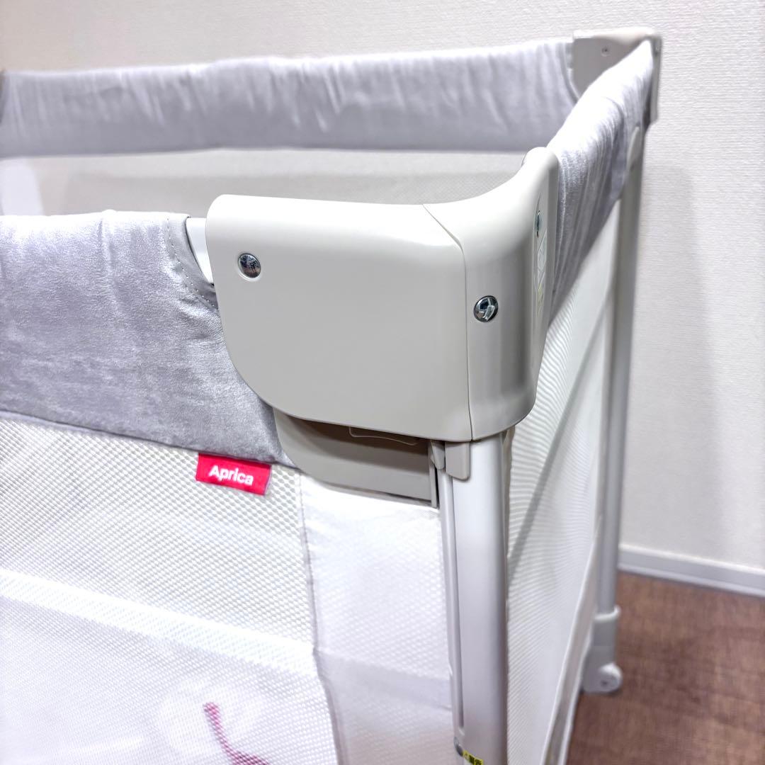 美品⭐️Aprica アップリカ ココネルエアープラス AB ホワイト ベージュ