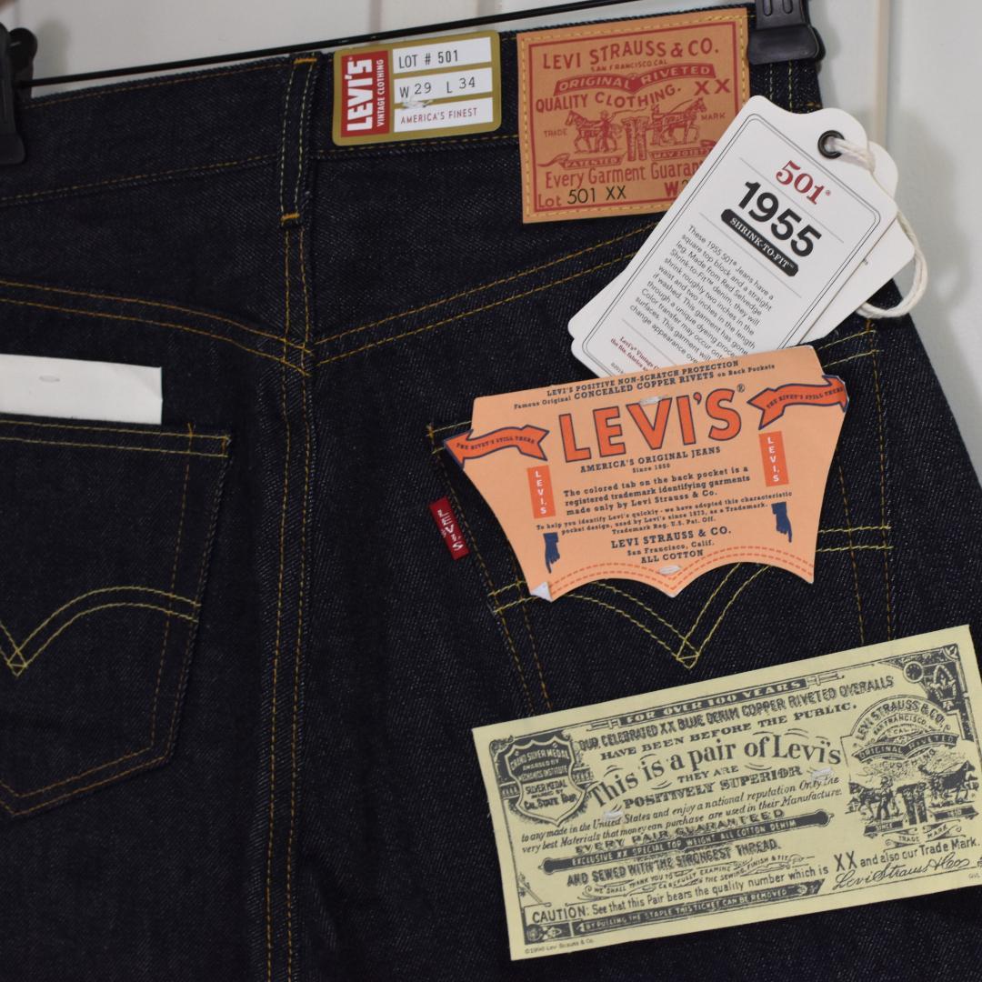 ■■▢ LEVI’S ▢■■リーバイス　501XX　　　1955　赤耳
