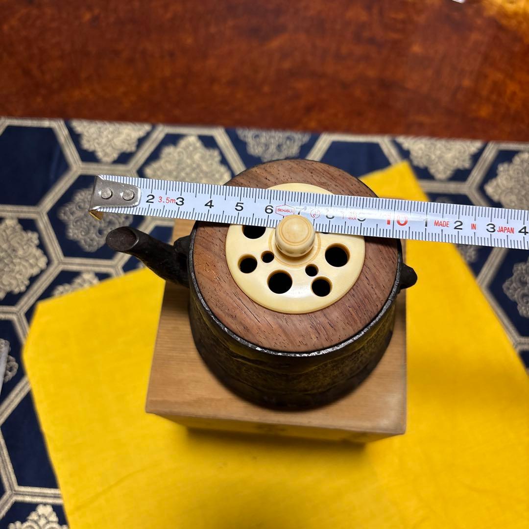 d*2様 鉄製急須 香炉木箱付き