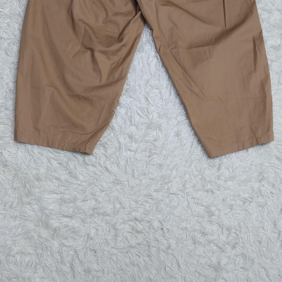 【極美品】ミズイロインド 24SS ワイドカーゴパンツ ベージュ