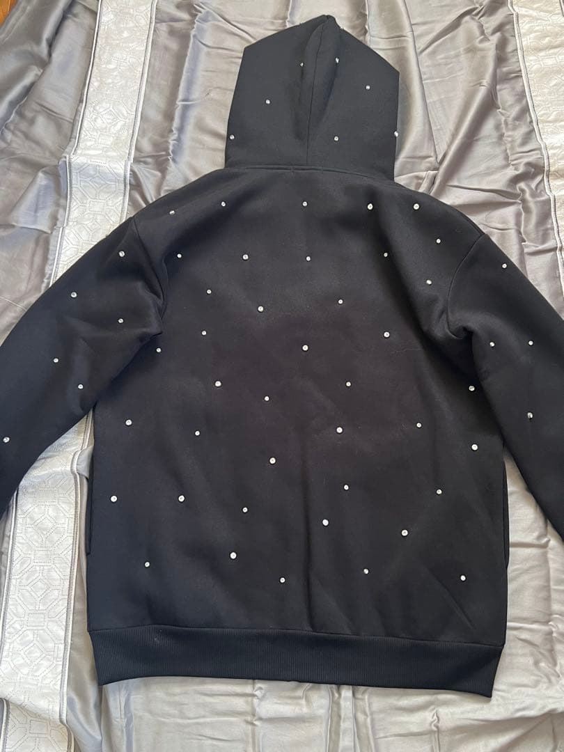 ダーリッチ DDロゴビジュージップパーカー ブラック