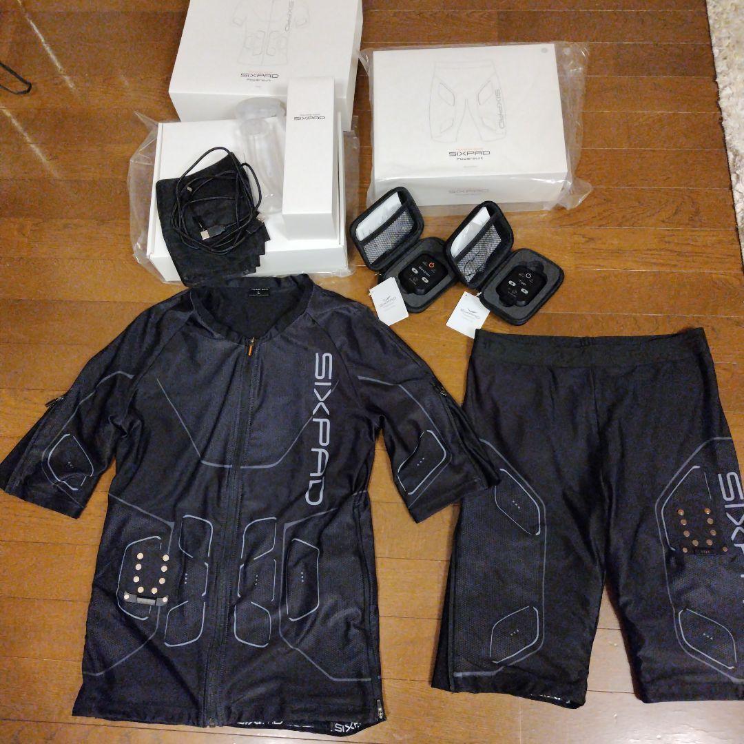 SIXPAD （メンズL）EMSパワースーツ上下セット