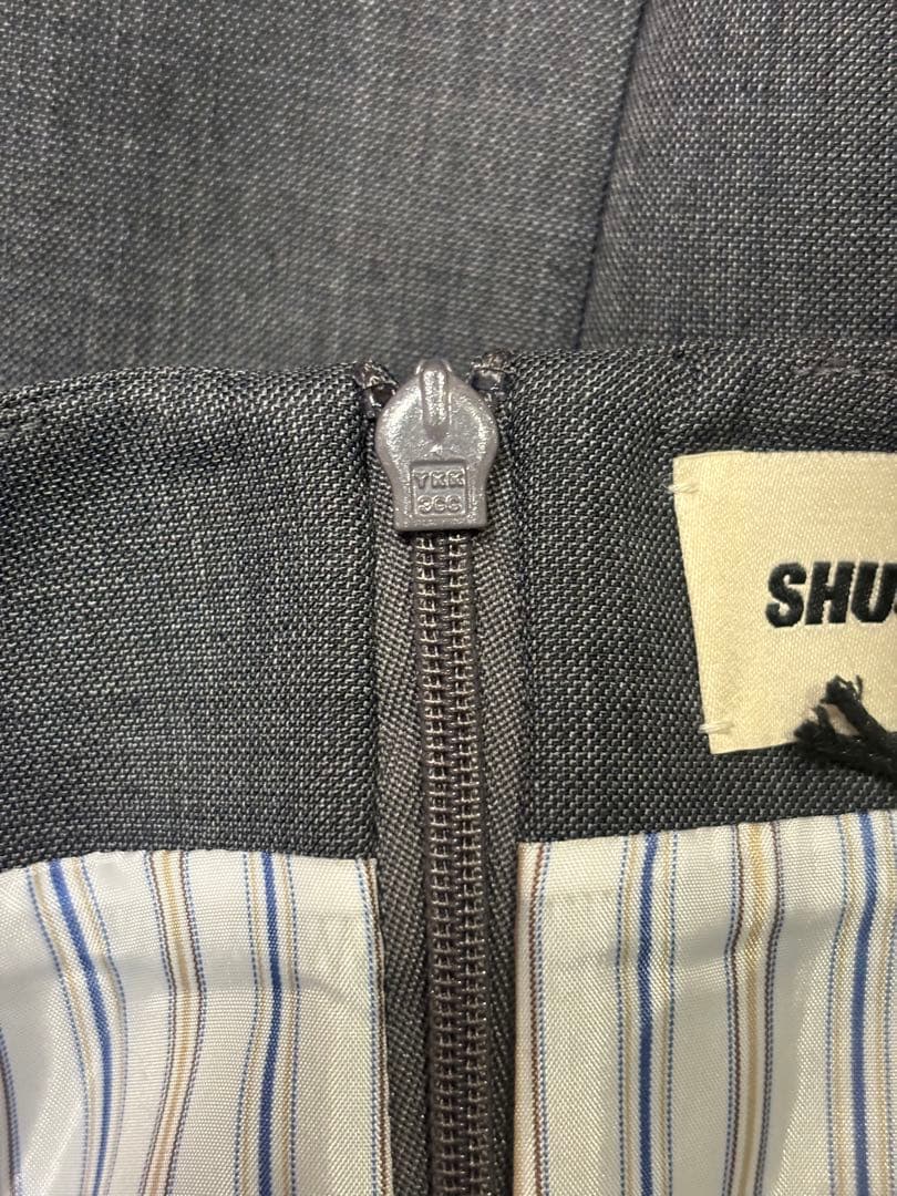 SHUSHUTONGグレー プリーツスカート サイズ8