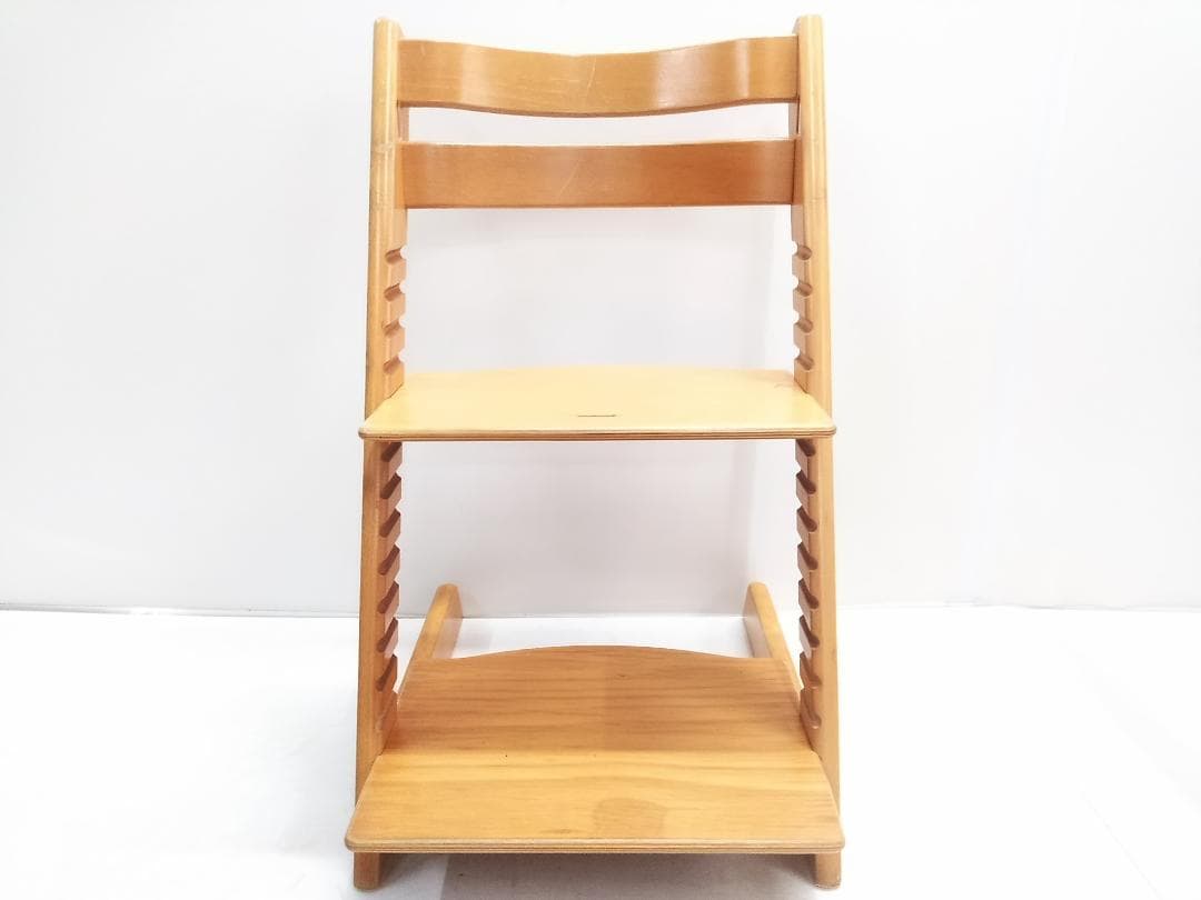 ストッケ トリップトラップ 木製 ハイチェア 高さ調節可能★