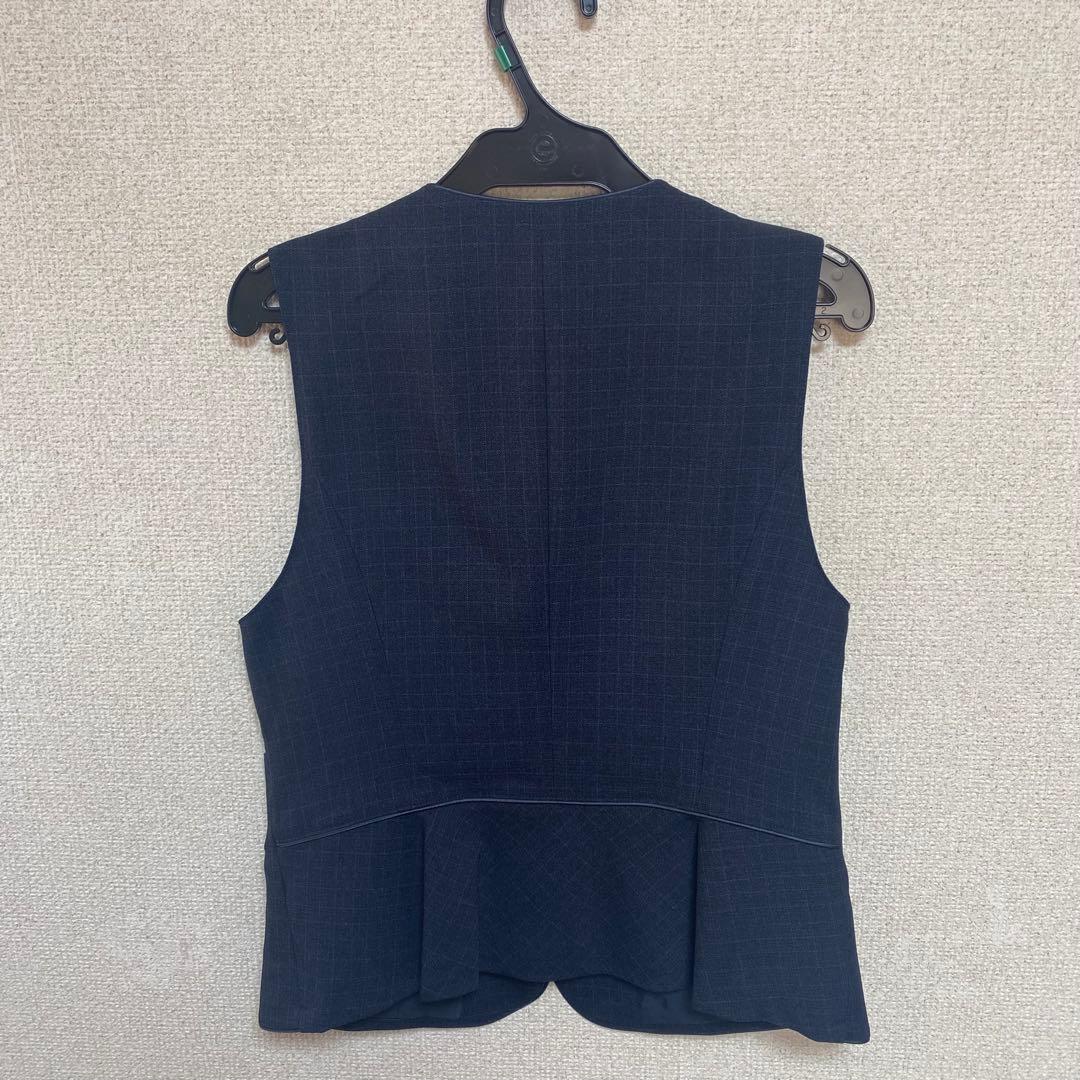 【新品タグ付き】セロリー 事務服 9号 ジャケット ベスト スカート ネイビー