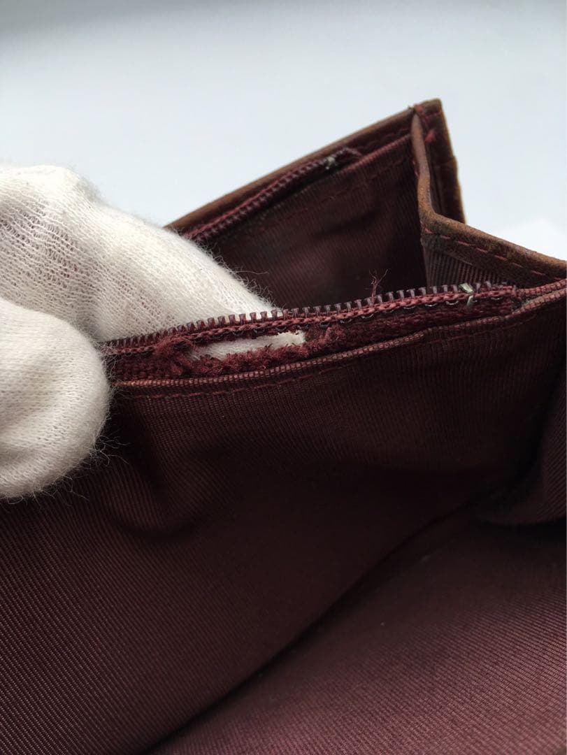 ジャンク品　シャネル　CHANEL 長財布