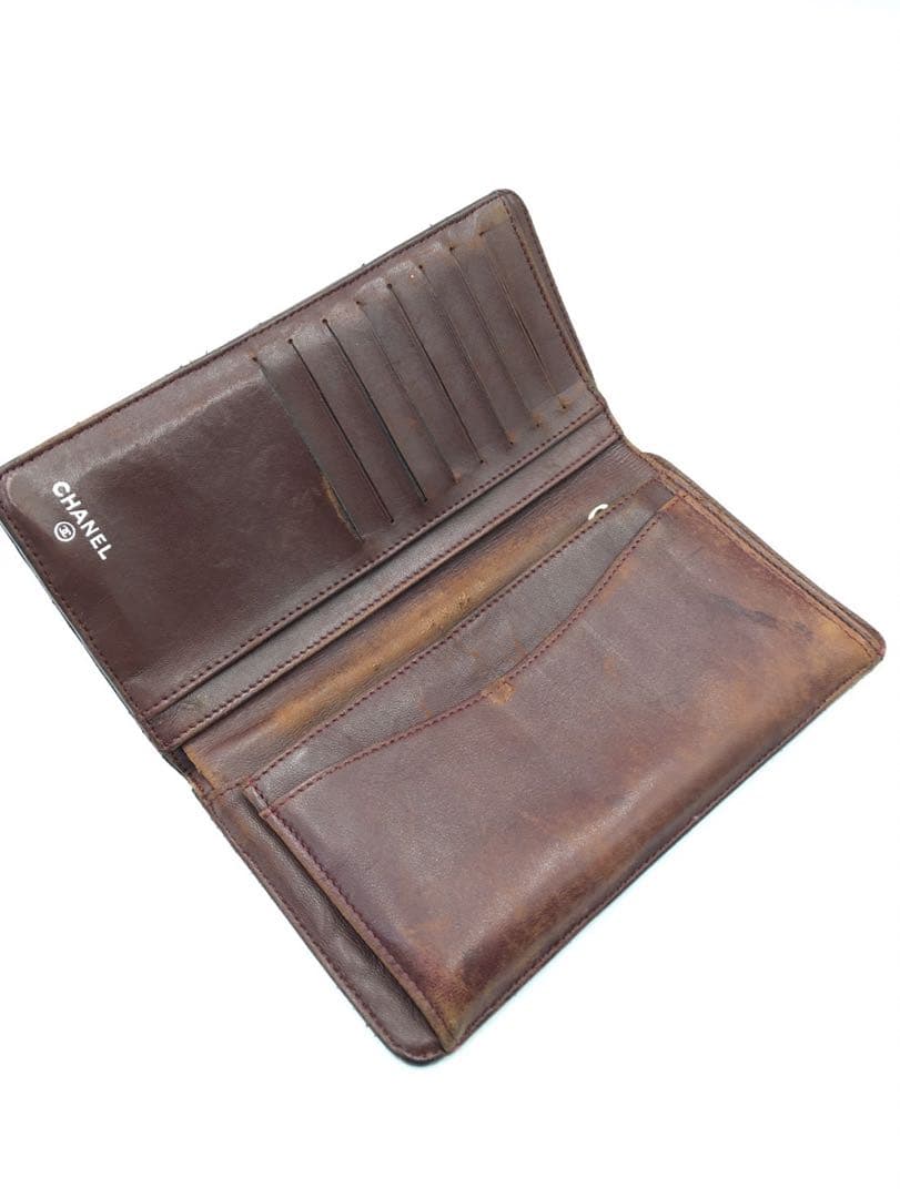 ジャンク品　シャネル　CHANEL 長財布