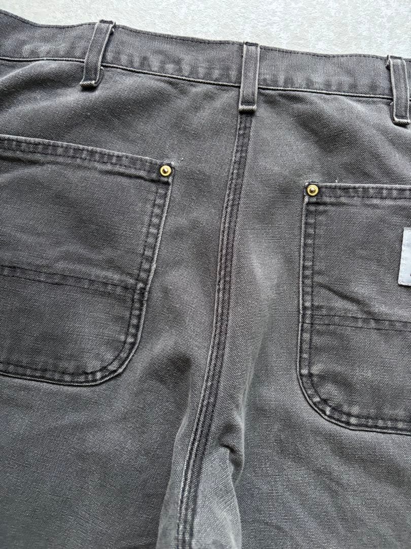 ヒ*ロ様 90s carhartt カーハート ダブルニー　ブラックW36×30
