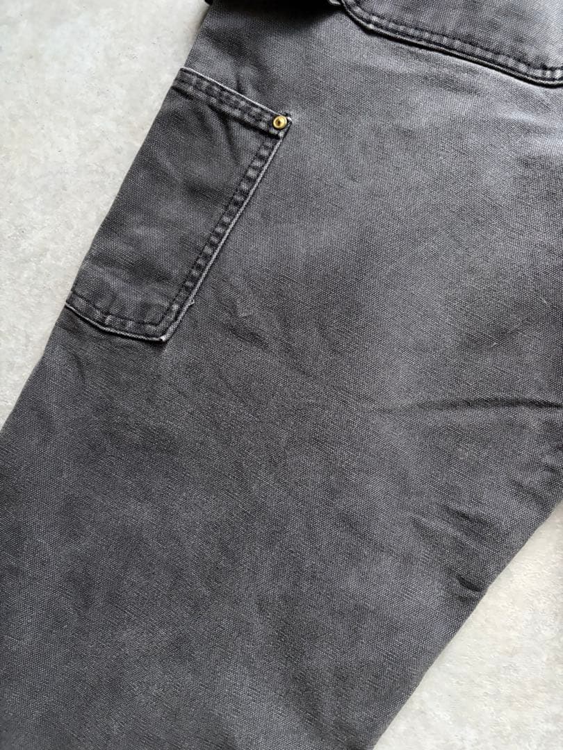 ヒ*ロ様 90s carhartt カーハート ダブルニー　ブラックW36×30