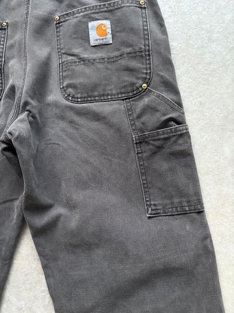 ヒ*ロ様 90s carhartt カーハート ダブルニー　ブラックW36×30