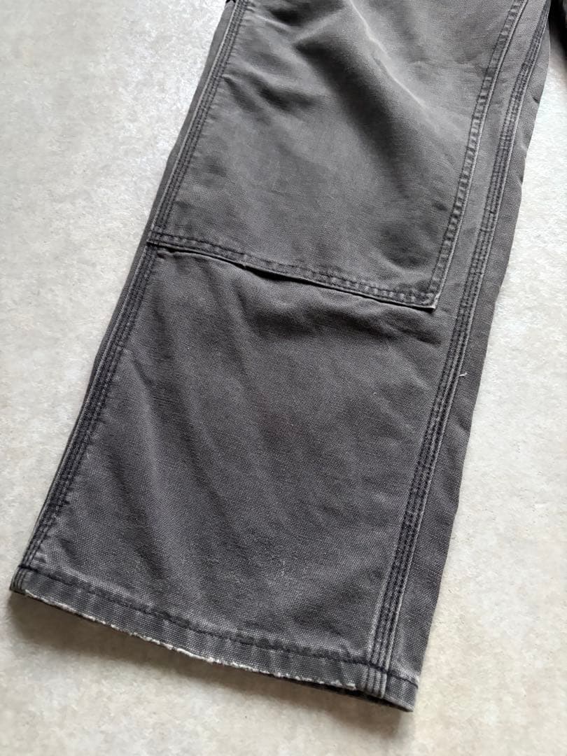 ヒ*ロ様 90s carhartt カーハート ダブルニー　ブラックW36×30