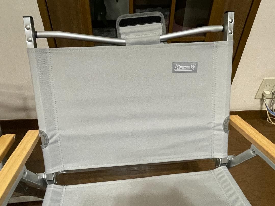Coleman アウトドアチェア グレー 2脚セット