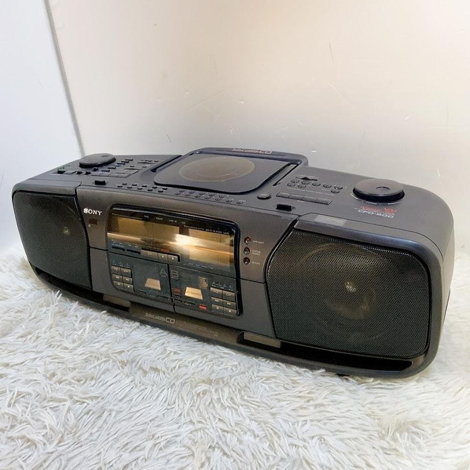 SONY CFD-900 CDラジカセ Wカセット ラジオ ドデカホーン
