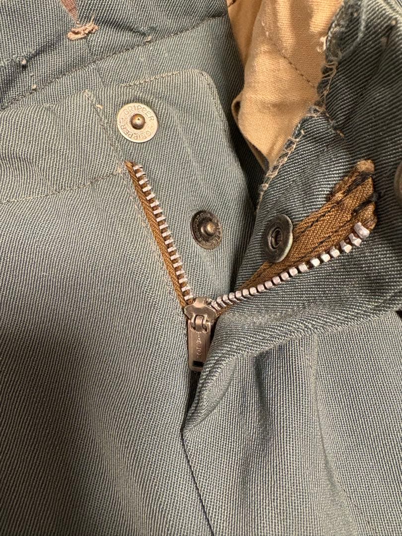 50s〜 ギャバジンスラックス　3タック　フェード