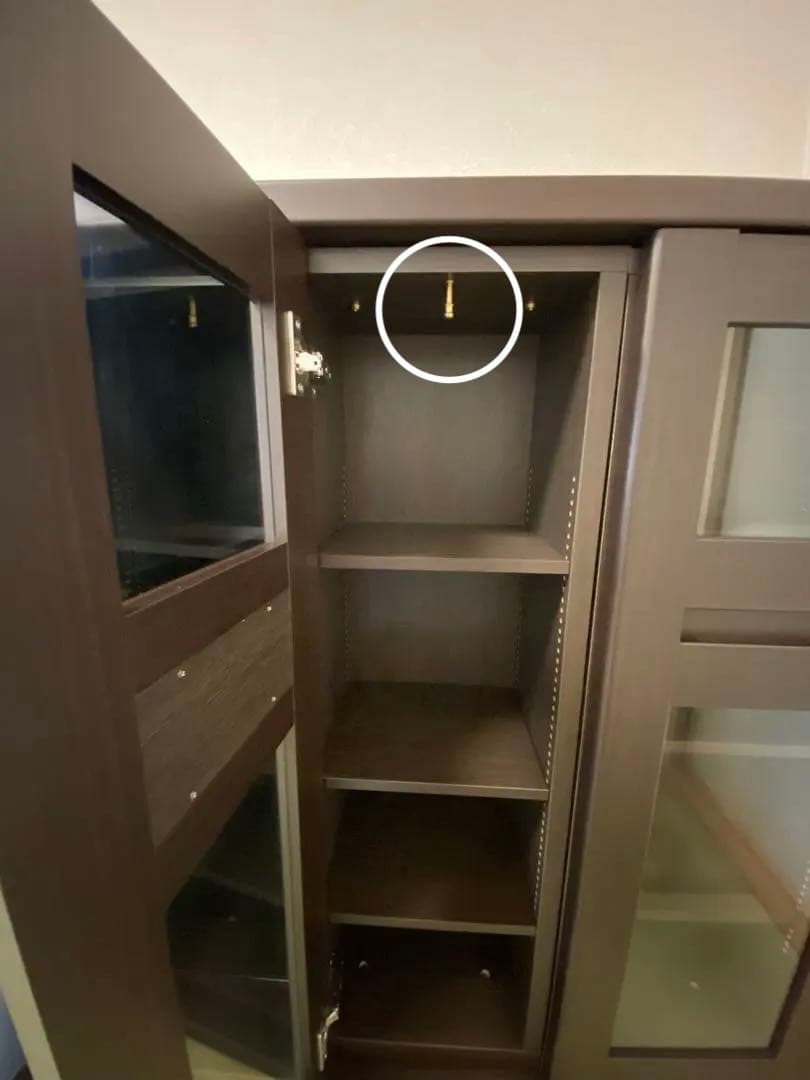 通販生活　スライド書棚300 ダークブラウン　カタログハウス