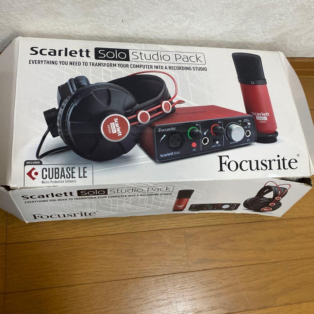 DTM・DAW Scarlett Solo Studio Pack