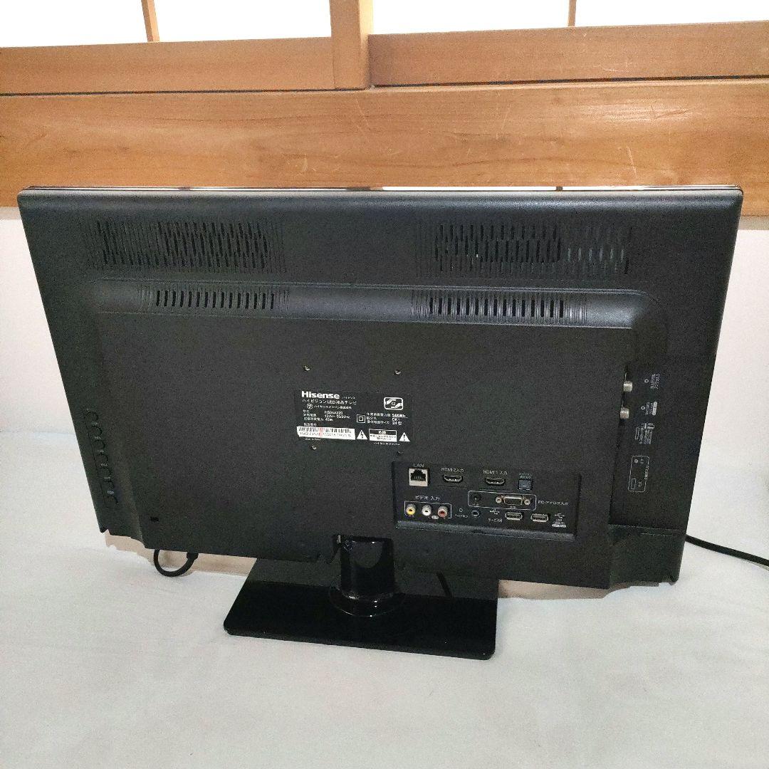 動作品 Hisense HS24A220ハイビジョンLED液晶テレビ リモコン付