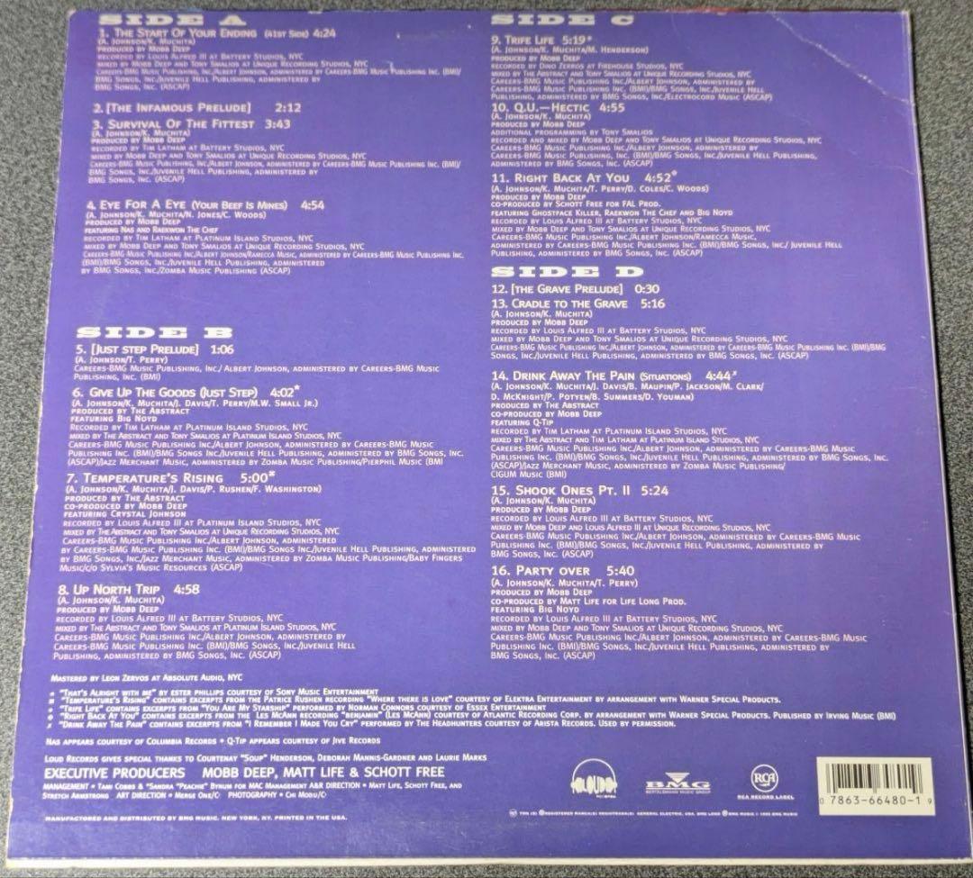 【USオリジナル盤 】Mobb Deep - The Infamous レコード