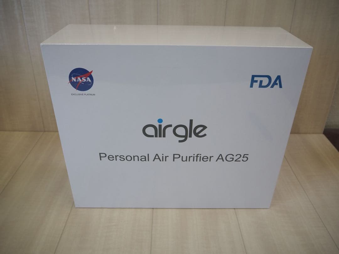 【新品未開封】 airgle AG25 エアグル 空気清浄機 光触媒 NASA